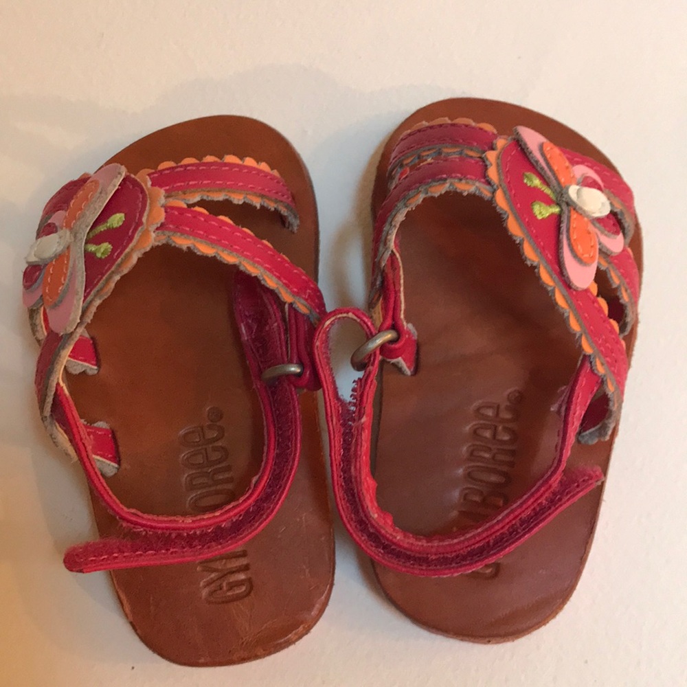 🌺Gymboree 1 mo.Butterfly Velcro sandals🌺 - Picture 4 of 7